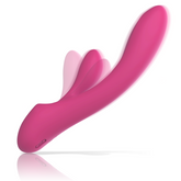 INTENSE - LUIGI RABBIT PINK LIQUID SILICONE VIBRATOR